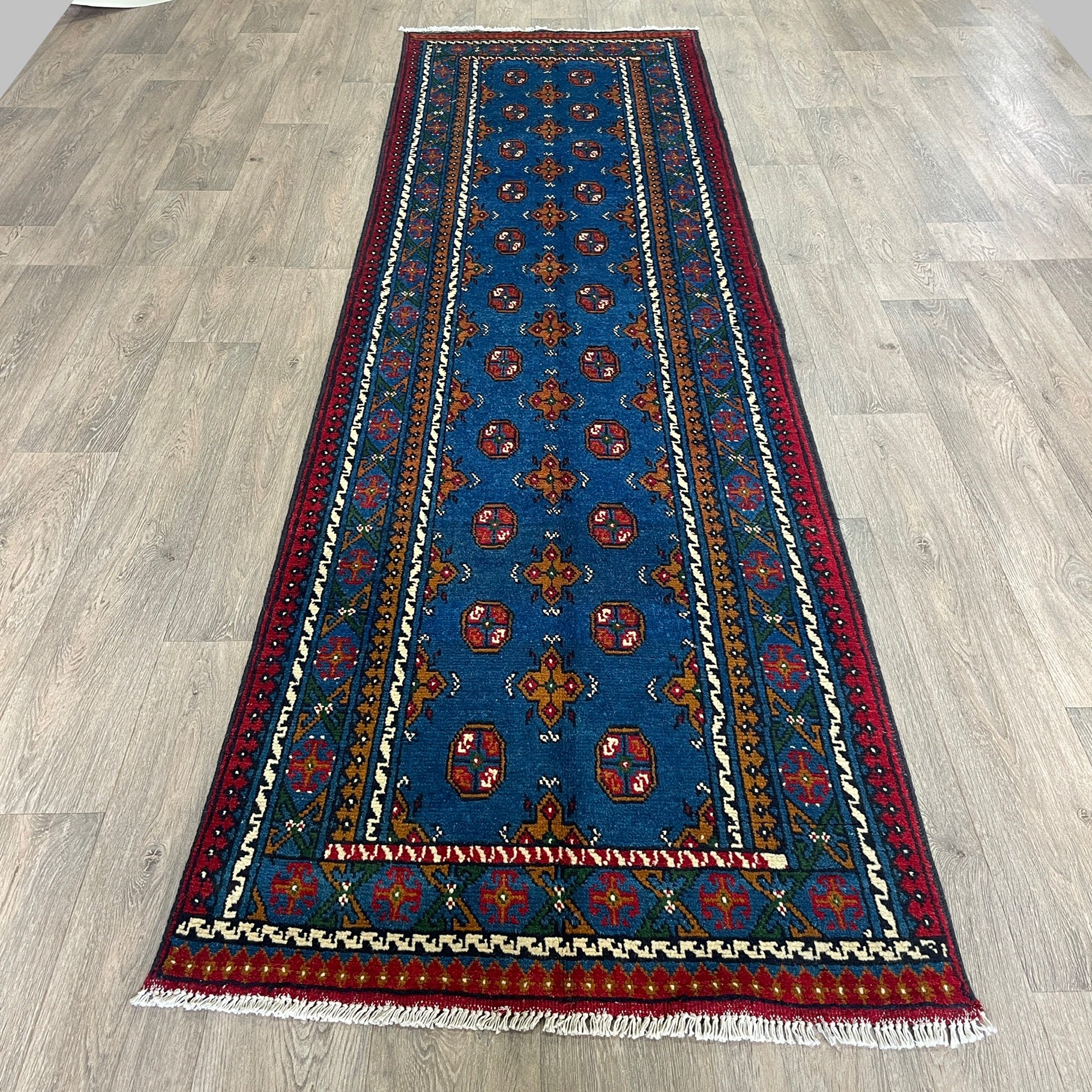 288 x 83 cm | Afghan Aqcha Runner