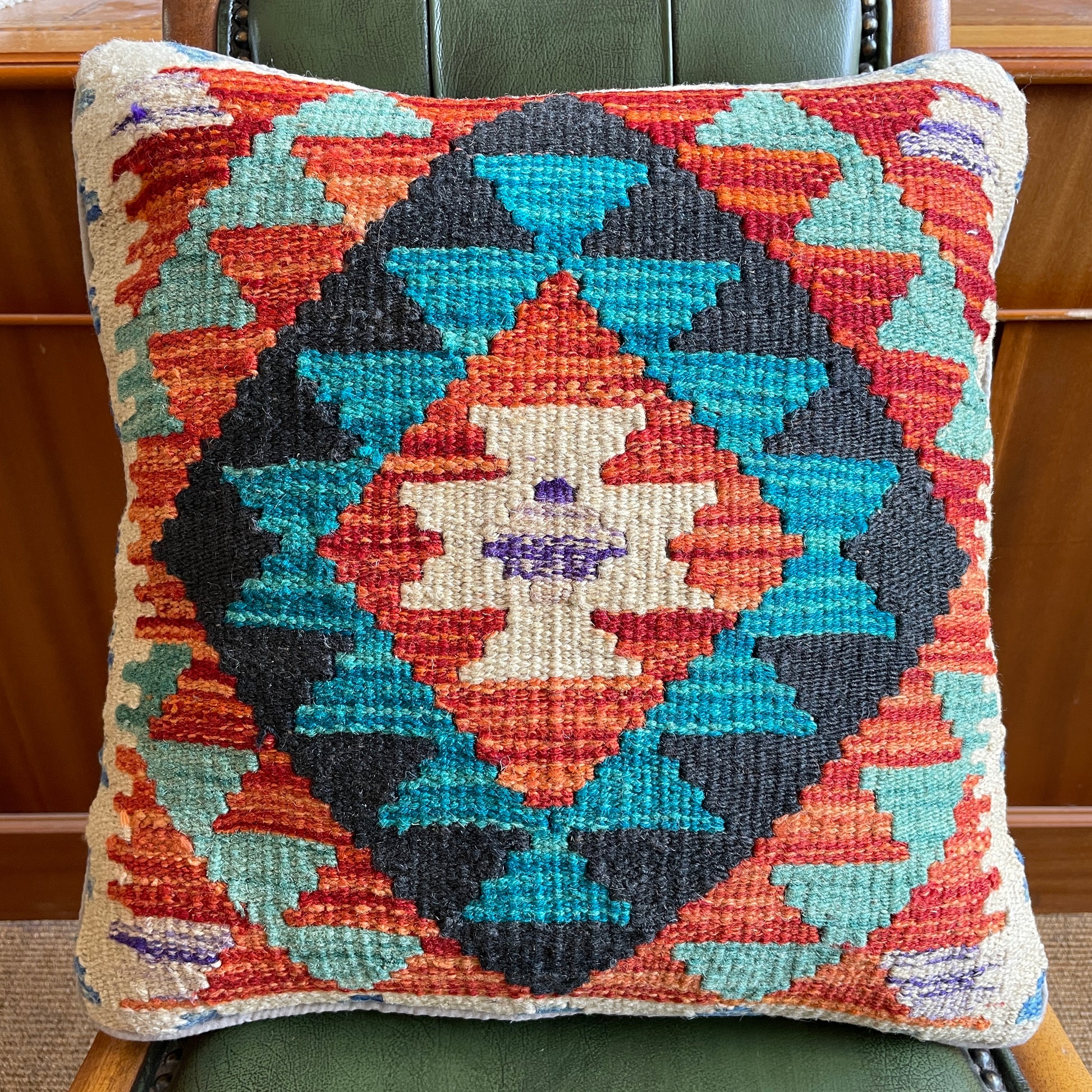 45 x 45 cm | Afghan Kilim Cushion Cover