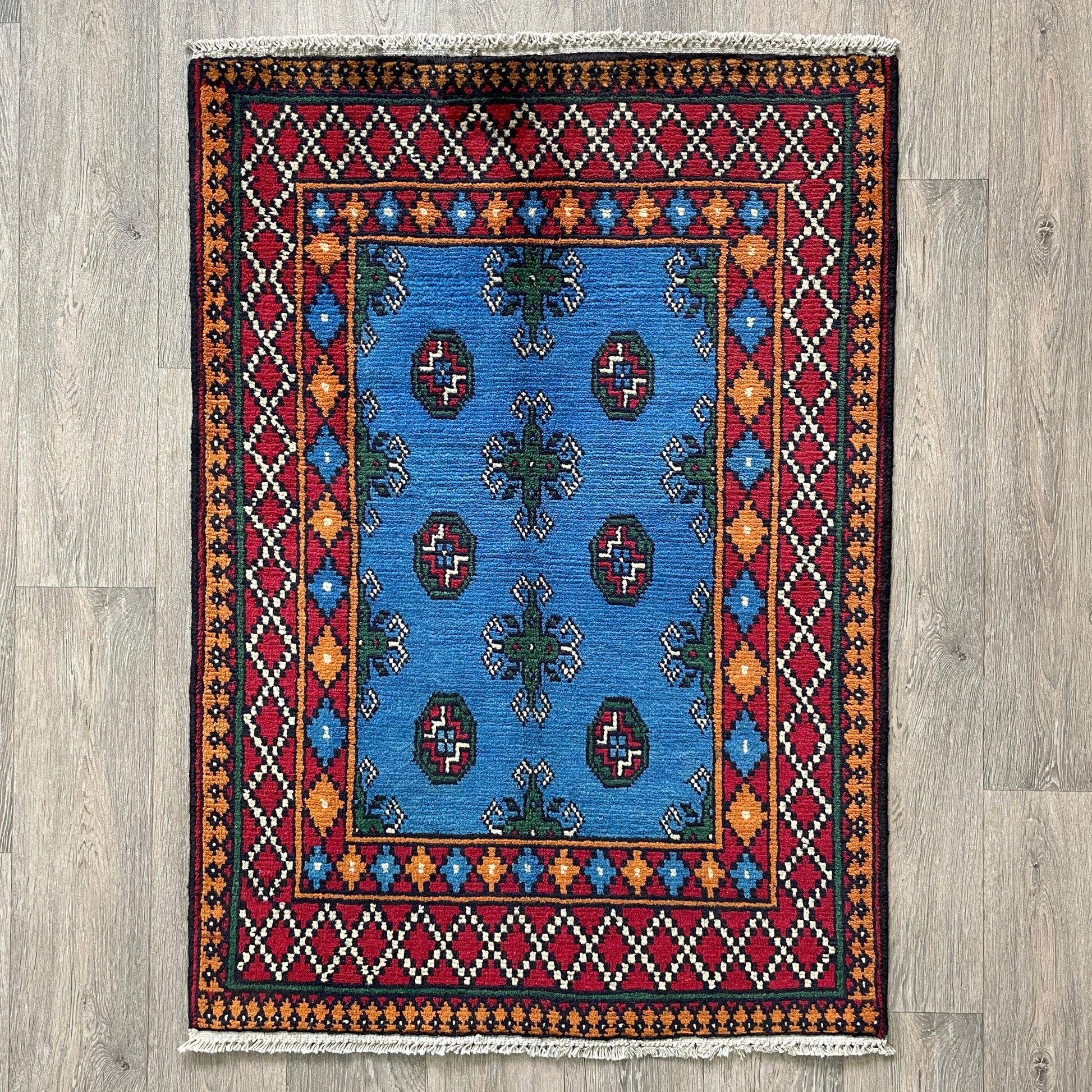 122 x 85 cm | Afghan Aqcha Rug