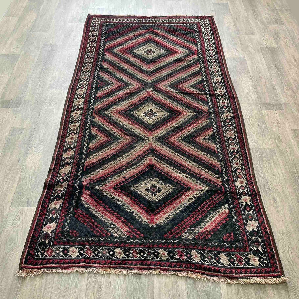 Antique Afghan Baluch Rug c. 1920