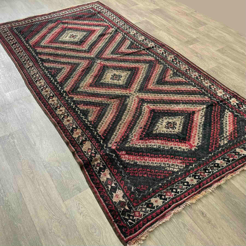 Antique Afghan Baluch Rug c. 1920