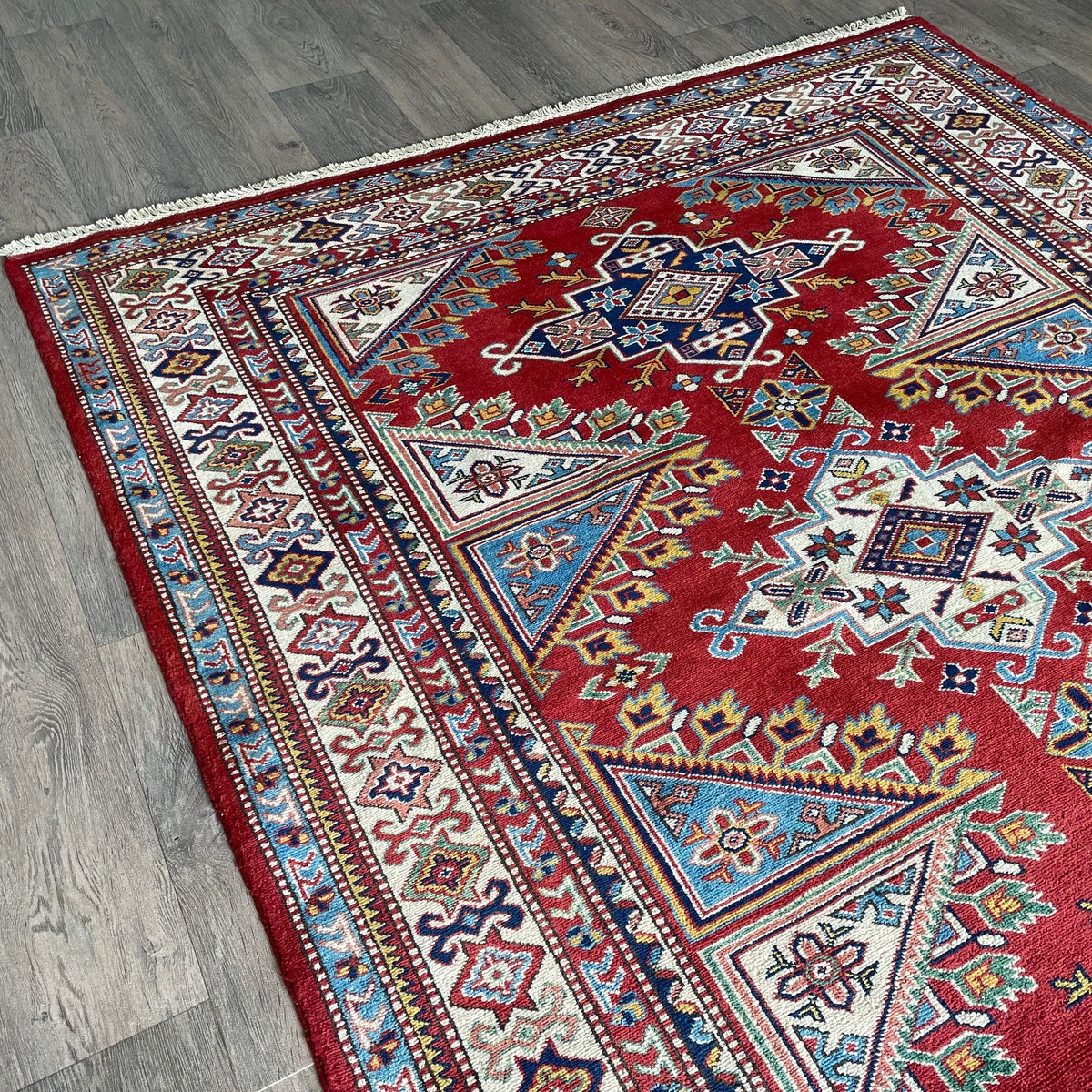 Afghan Super Kazak Rug
