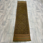 268 x 59 cm | Afghan Mushwani Runner - Khorasan Rugs
