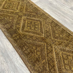 268 x 59 cm | Afghan Mushwani Runner - Khorasan Rugs