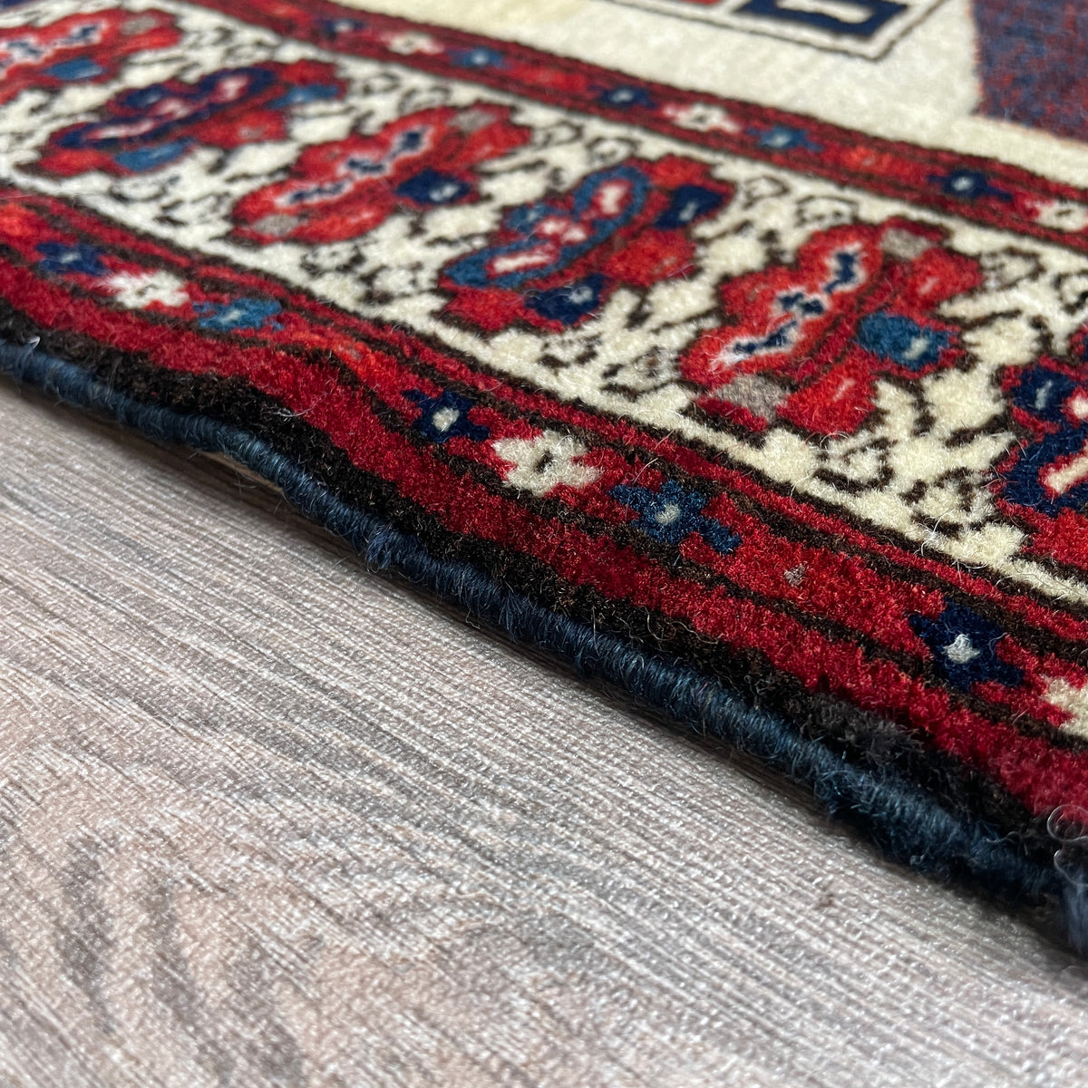 Vintage Persian Monument Wall Rug c. 1970
