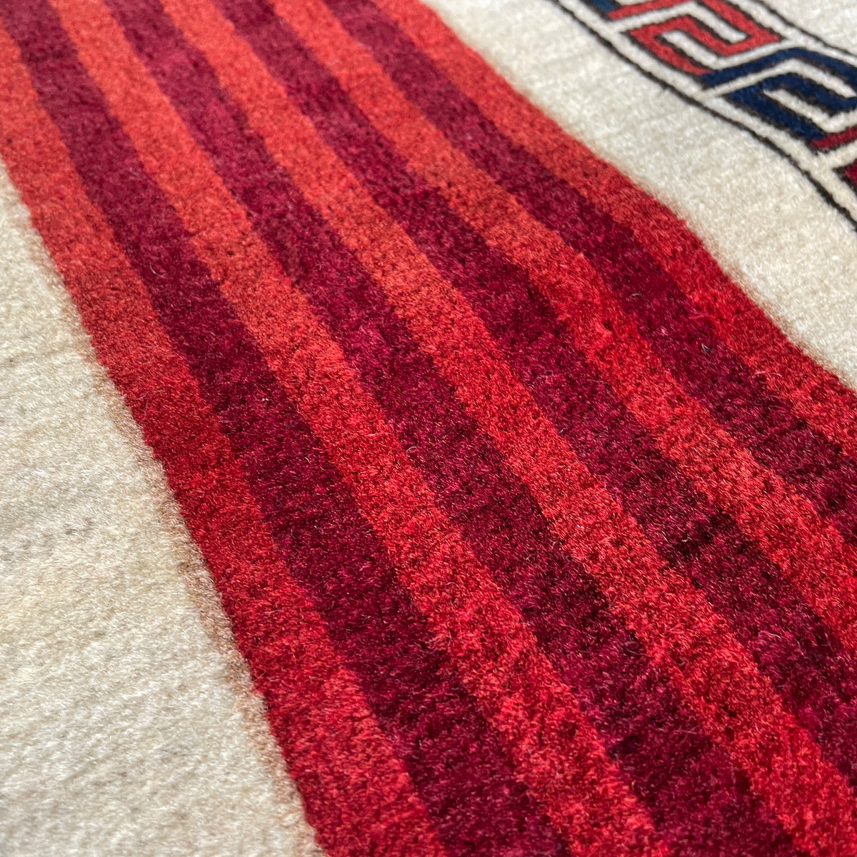 Vintage Persian Monument Wall Rug c. 1970
