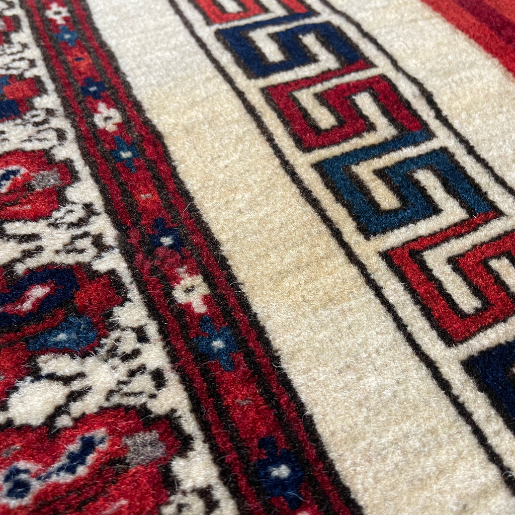 Vintage Persian Monument Wall Rug c. 1970