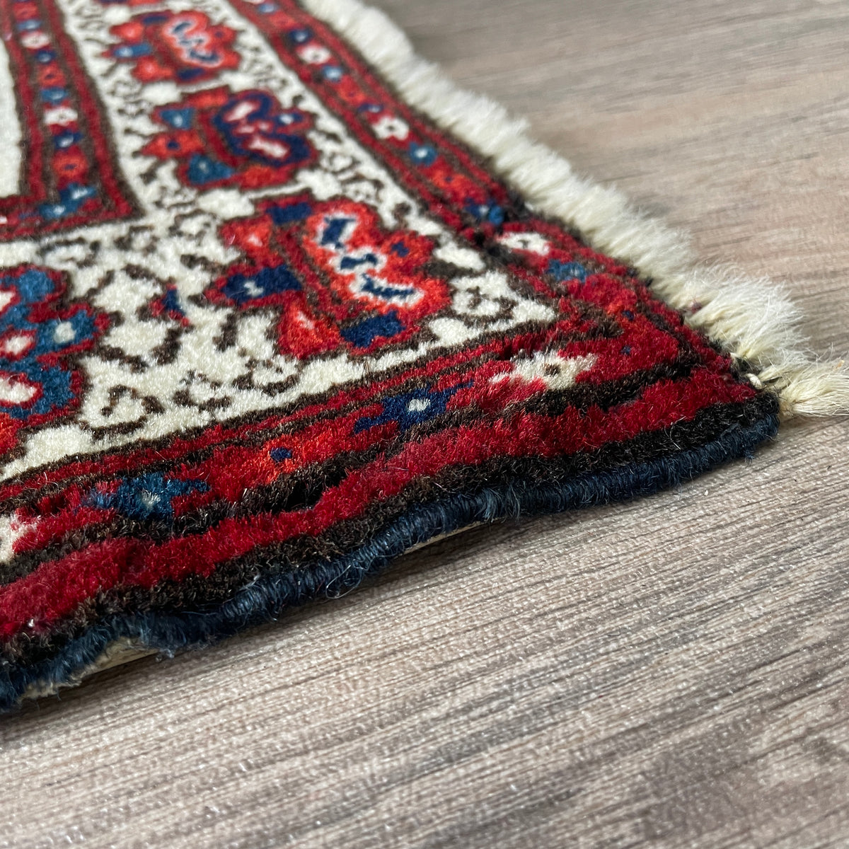 Vintage Persian Monument Wall Rug c. 1970