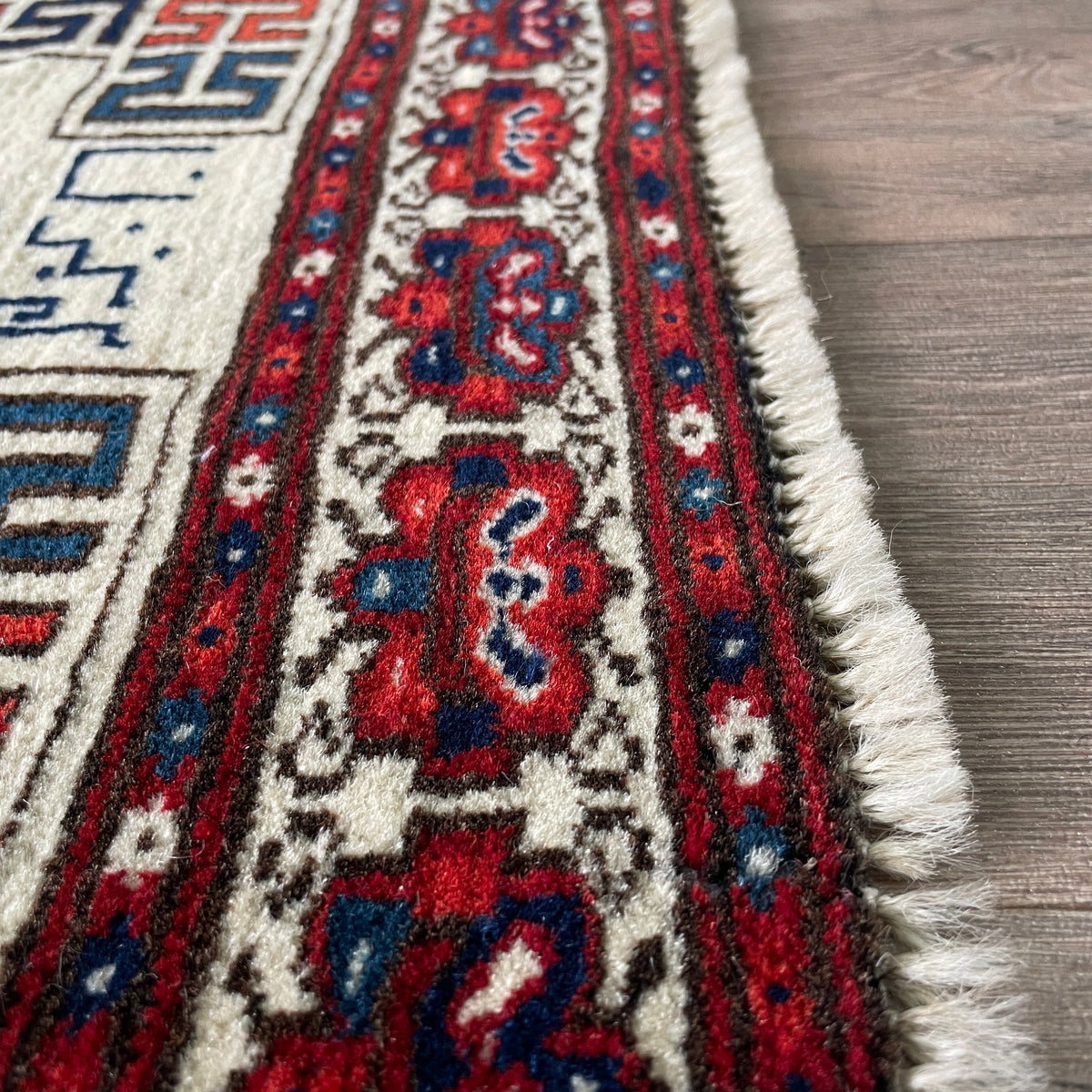 Vintage Persian Monument Wall Rug c. 1970