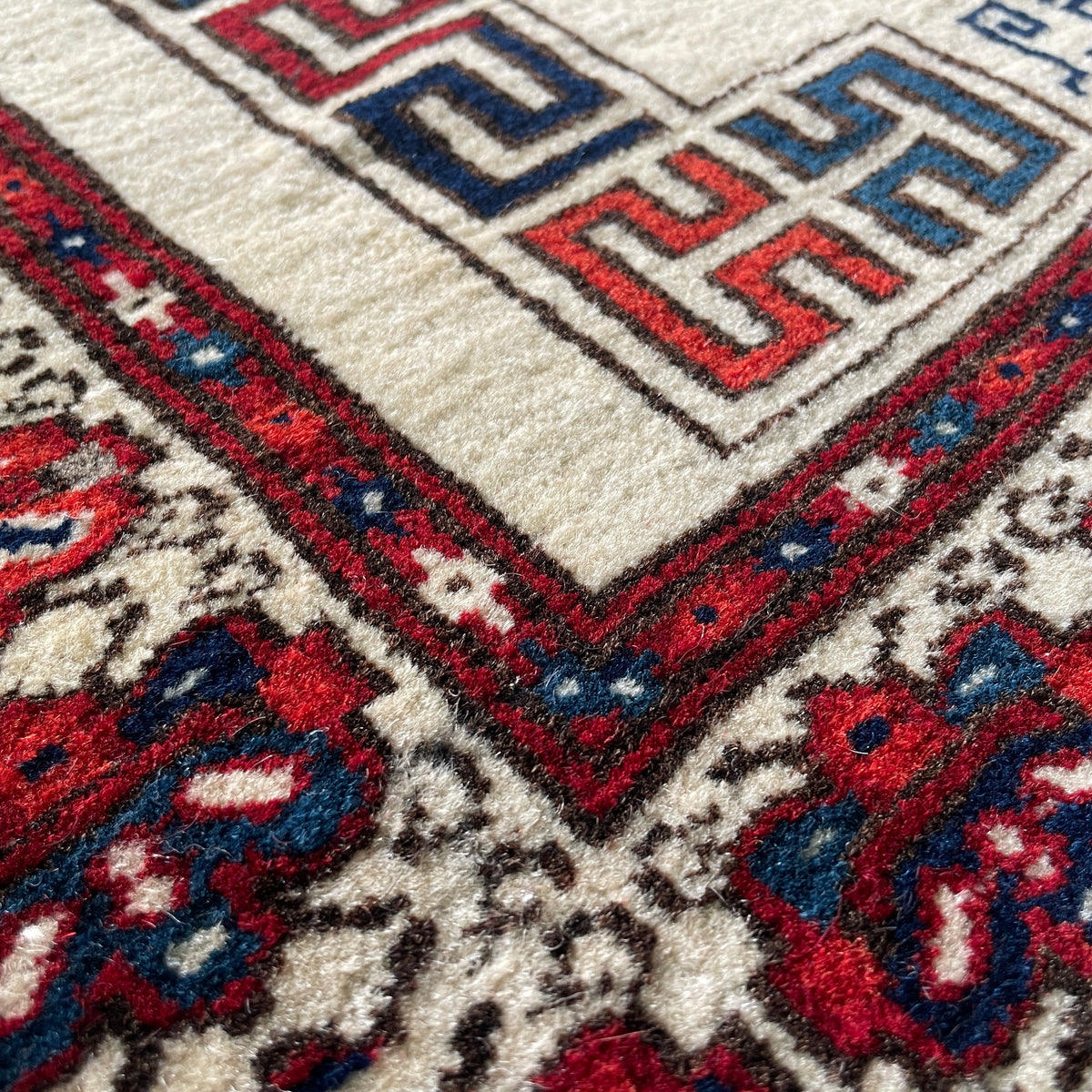 Vintage Persian Monument Wall Rug c. 1970