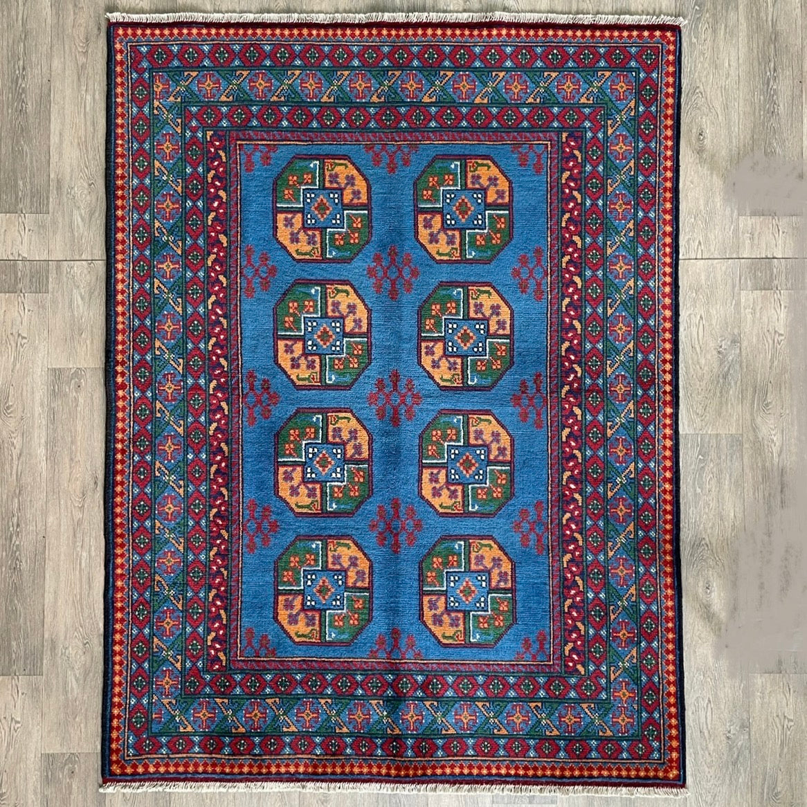 205 x 151 cm | Afghan Aqcha Rug