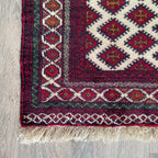 Old Afghan Herati Baluch Rug c. 1980