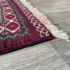Old Afghan Herati Baluch Rug c. 1980