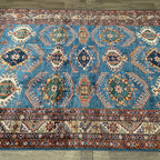 254 x 172 cm | Afghan Super Kazak Rug