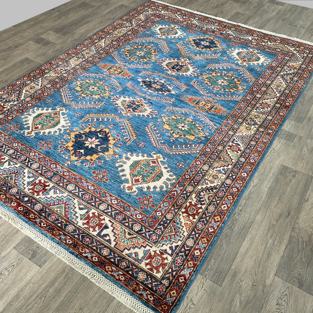 254 x 172 cm | Afghan Super Kazak Rug