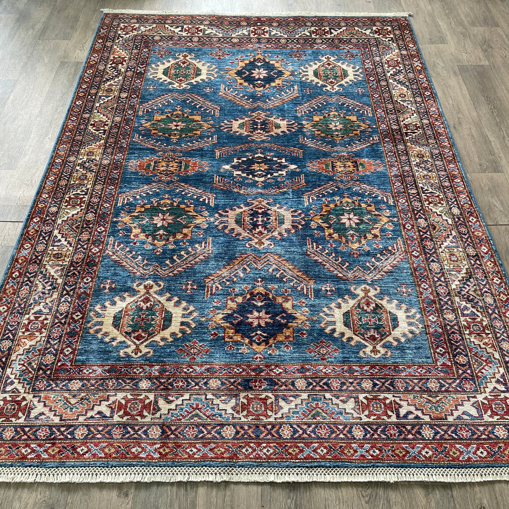 254 x 172 cm | Afghan Super Kazak Rug