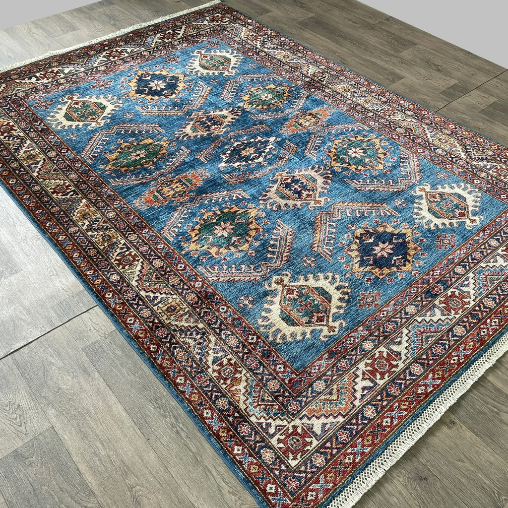 254 x 172 cm | Afghan Super Kazak Rug