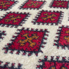 Old Afghan Herati Baluch Rug c. 1980