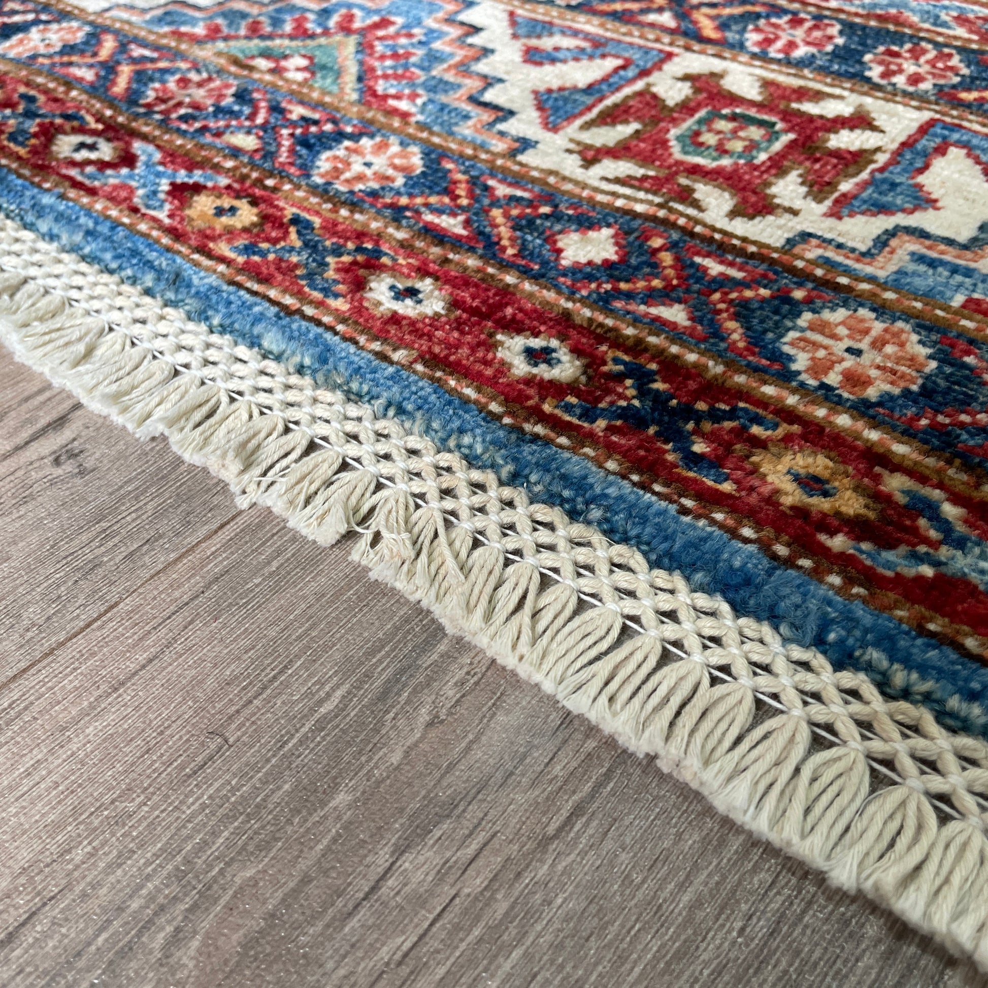 254 x 172 cm | Afghan Super Kazak Rug