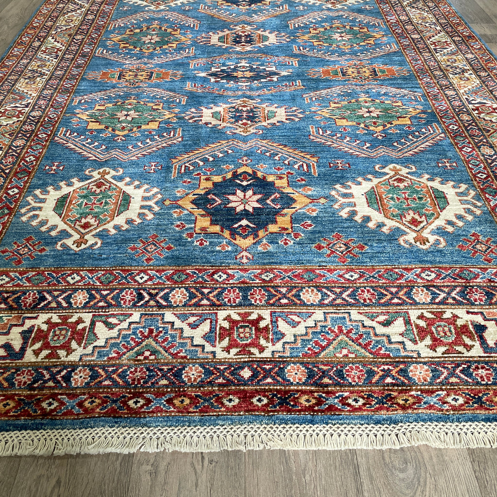 254 x 172 cm | Afghan Super Kazak Rug