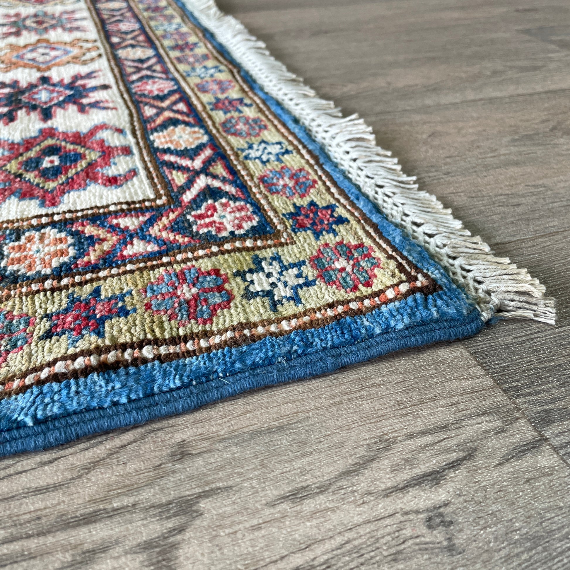246 x 177 cm | Afghan Super Kazak Rug