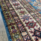 246 x 177 cm | Afghan Super Kazak Rug
