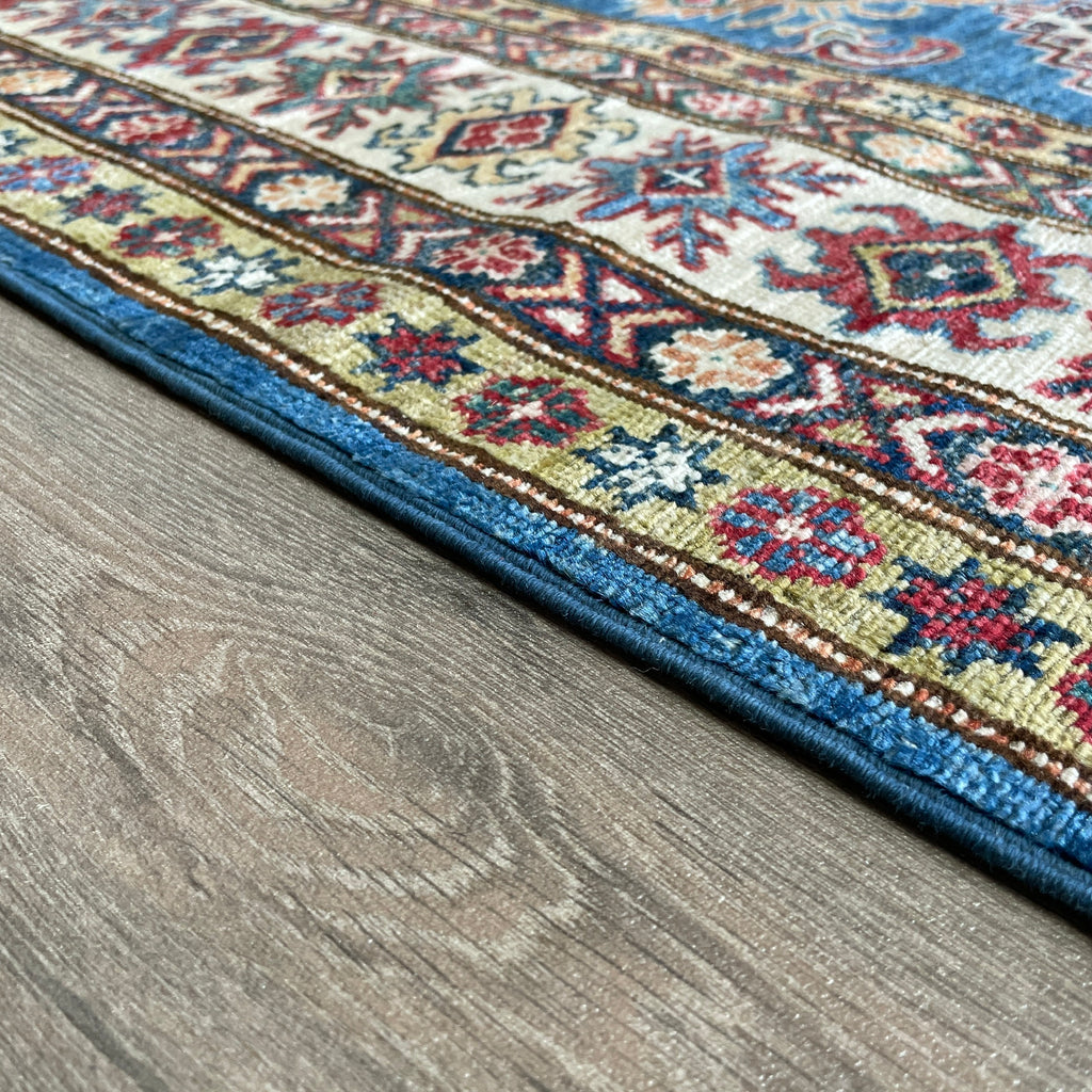 246 x 177 cm | Afghan Super Kazak Rug