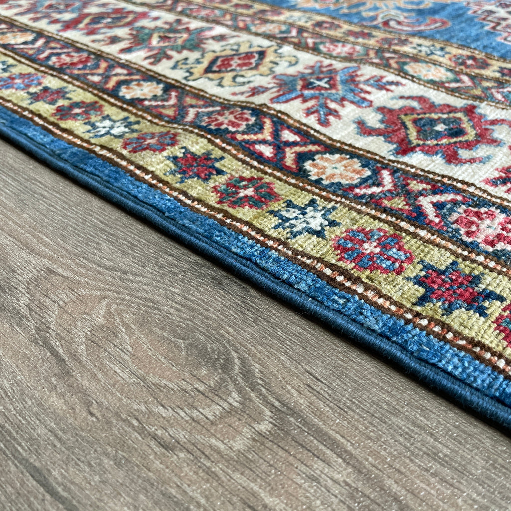 246 x 177 cm | Afghan Super Kazak Rug
