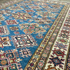 246 x 177 cm | Afghan Super Kazak Rug