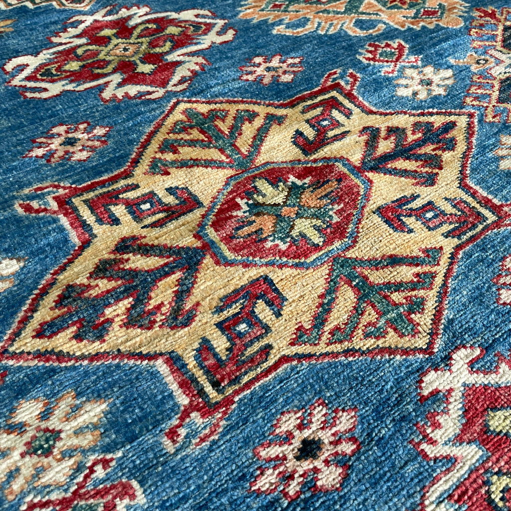 246 x 177 cm | Afghan Super Kazak Rug