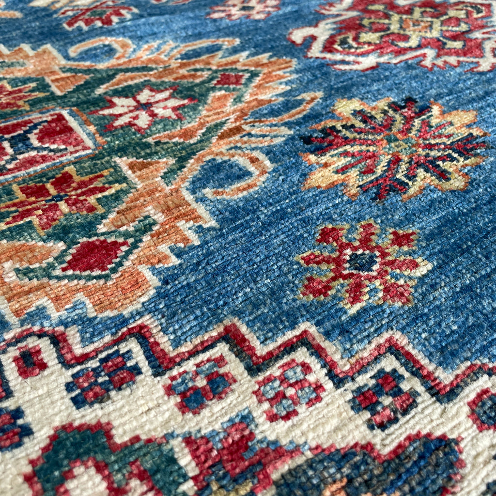246 x 177 cm | Afghan Super Kazak Rug
