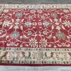 278 x 218 cm | Afghan Ziegler Rug (Old 1970)