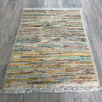 89 x 60 cm | Afghan Gabbeh Door Mat - Khorasan Rugs