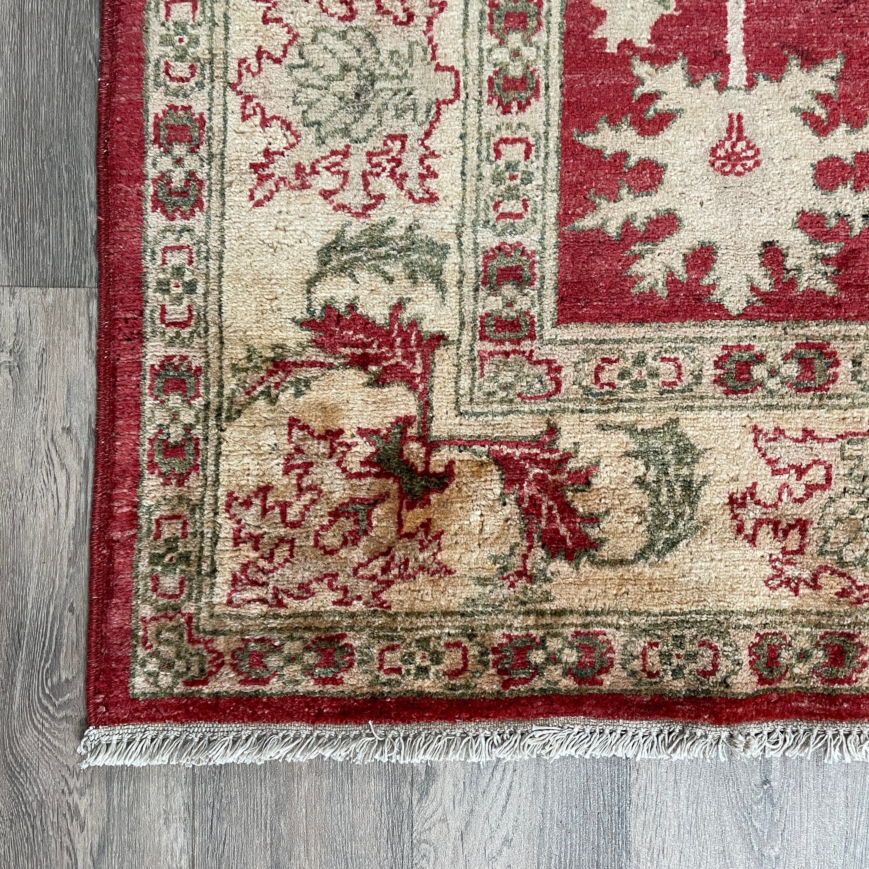 278 x 218 cm | Afghan Ziegler Rug (Old 1970)