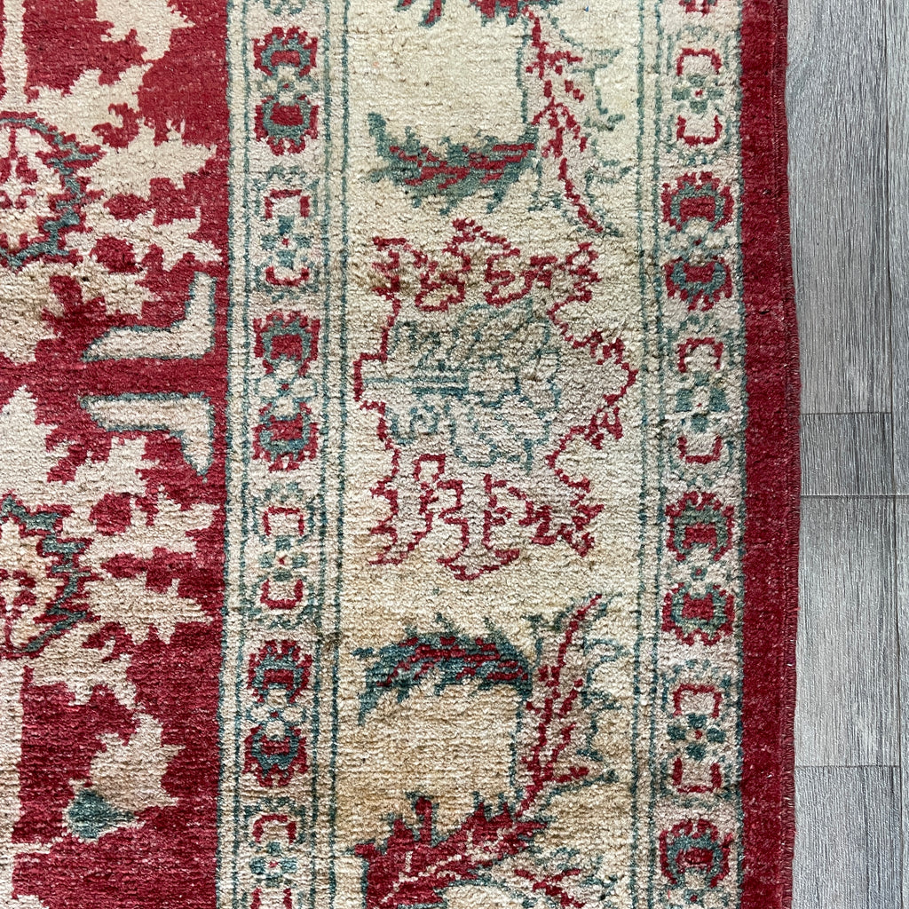 278 x 218 cm | Afghan Ziegler Rug (Old 1970)