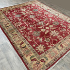 278 x 218 cm | Afghan Ziegler Rug (Old 1970)