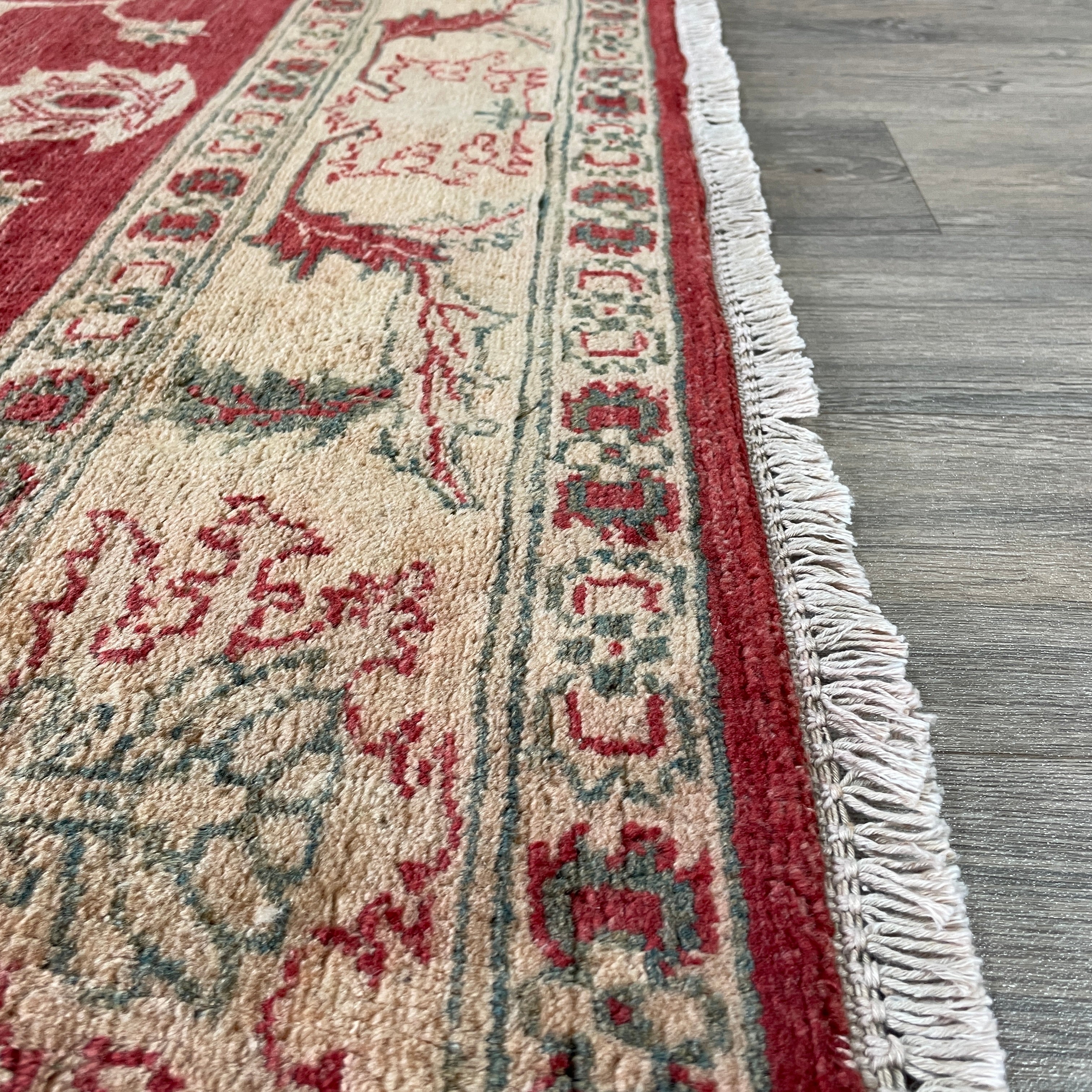 278 x 218 cm | Afghan Ziegler Rug (Old 1970)
