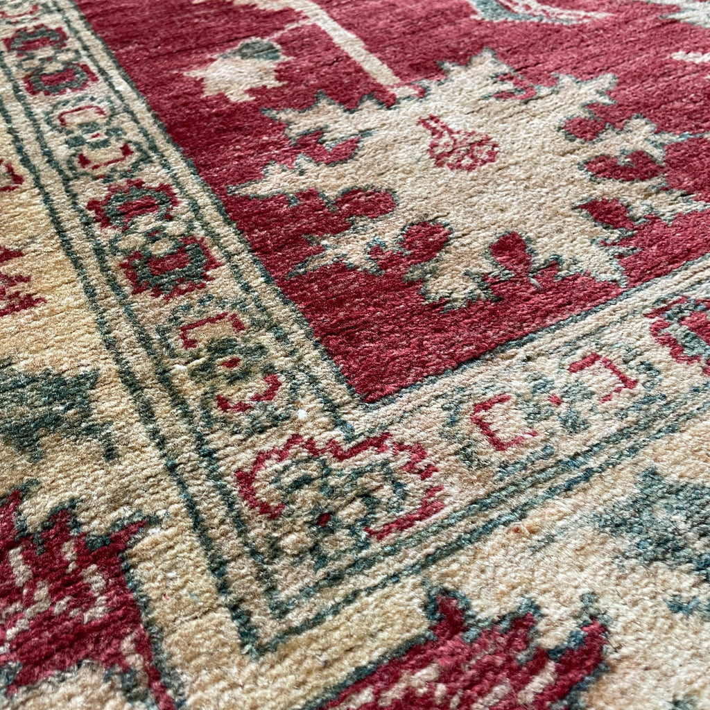 278 x 218 cm | Afghan Ziegler Rug (Old 1970)