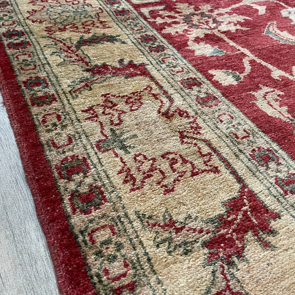 278 x 218 cm | Afghan Ziegler Rug (Old 1970)