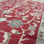 278 x 218 cm | Afghan Ziegler Rug (Old 1970)