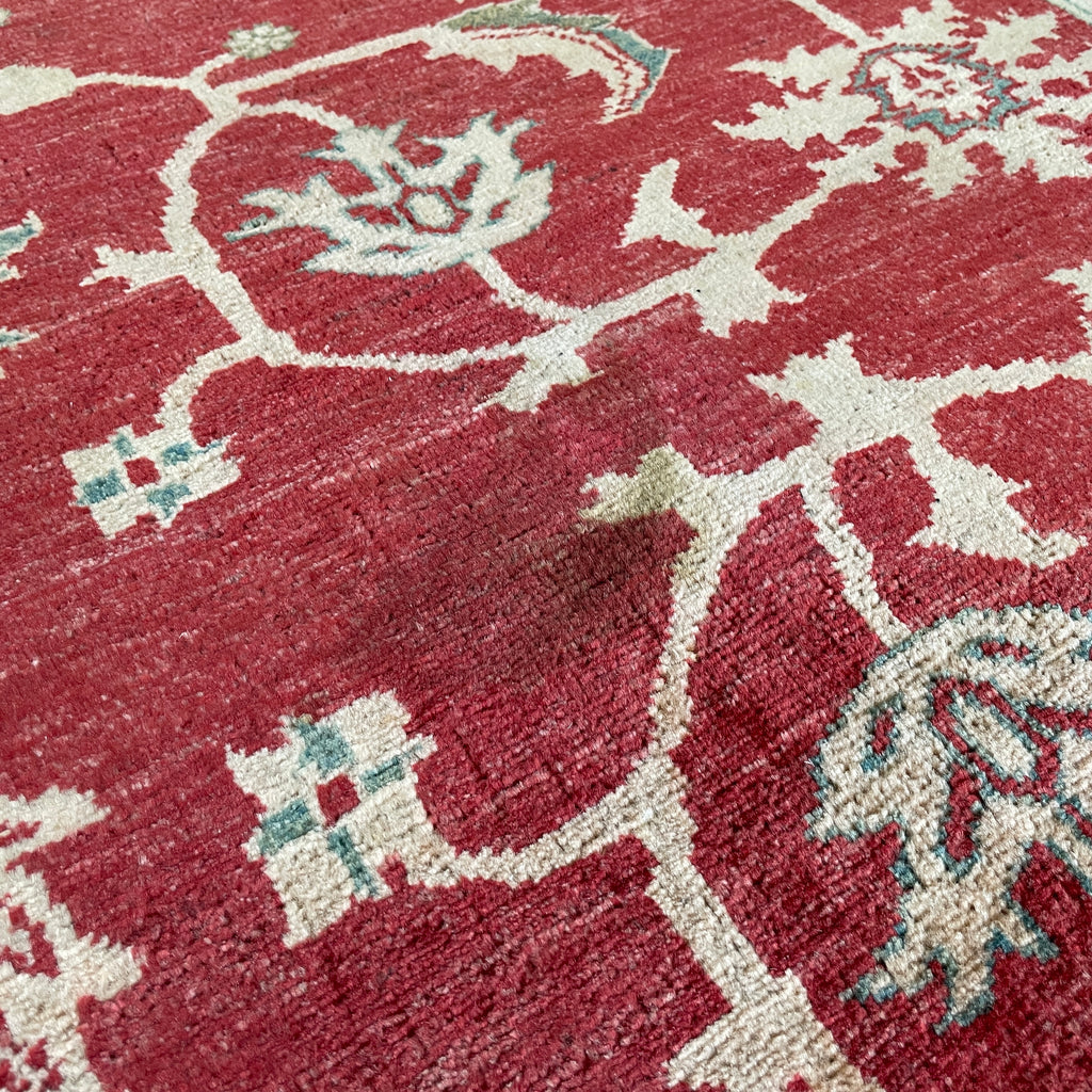 278 x 218 cm | Afghan Ziegler Rug (Old 1970)