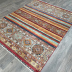 206 x 158 cm | Afghan Khorjin Rug