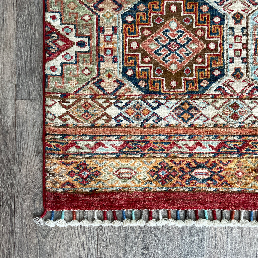 206 x 158 cm | Afghan Khorjin Rug