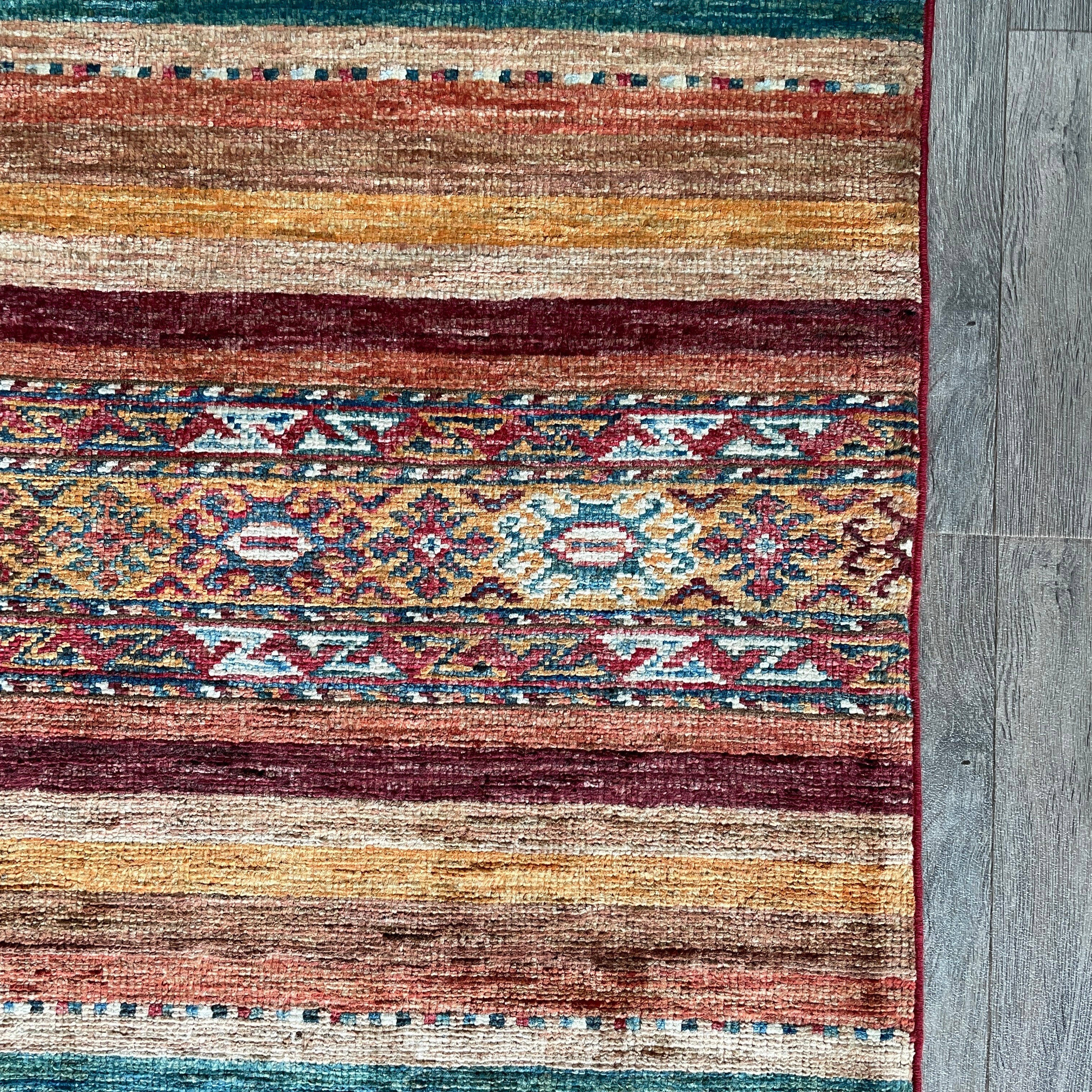 206 x 158 cm | Afghan Khorjin Rug