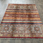206 x 158 cm | Afghan Khorjin Rug