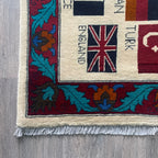 Afghan Map Rug