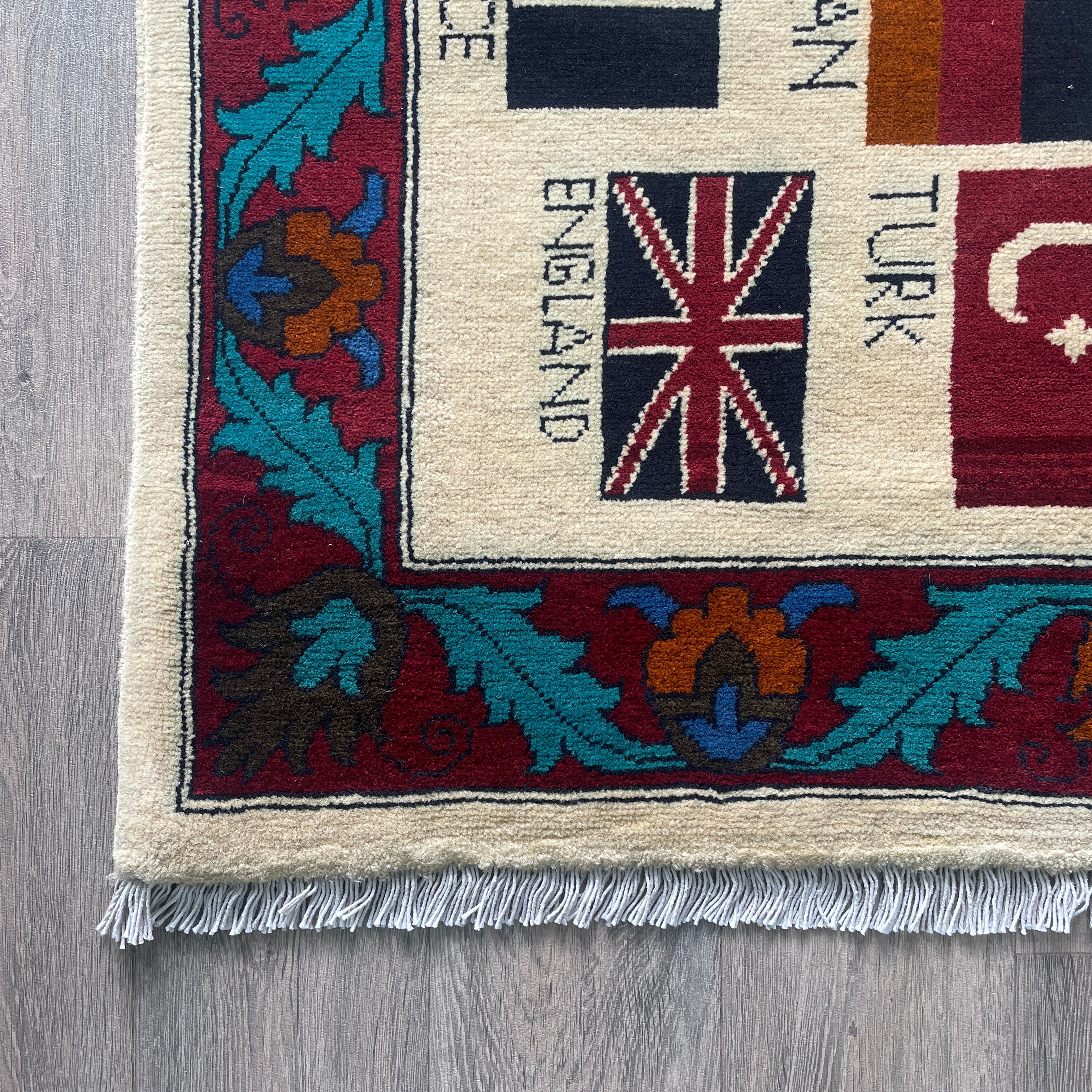 Afghan Map Rug