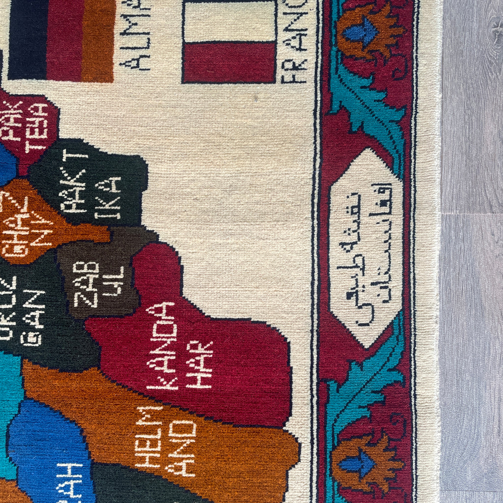 Afghan Map Rug