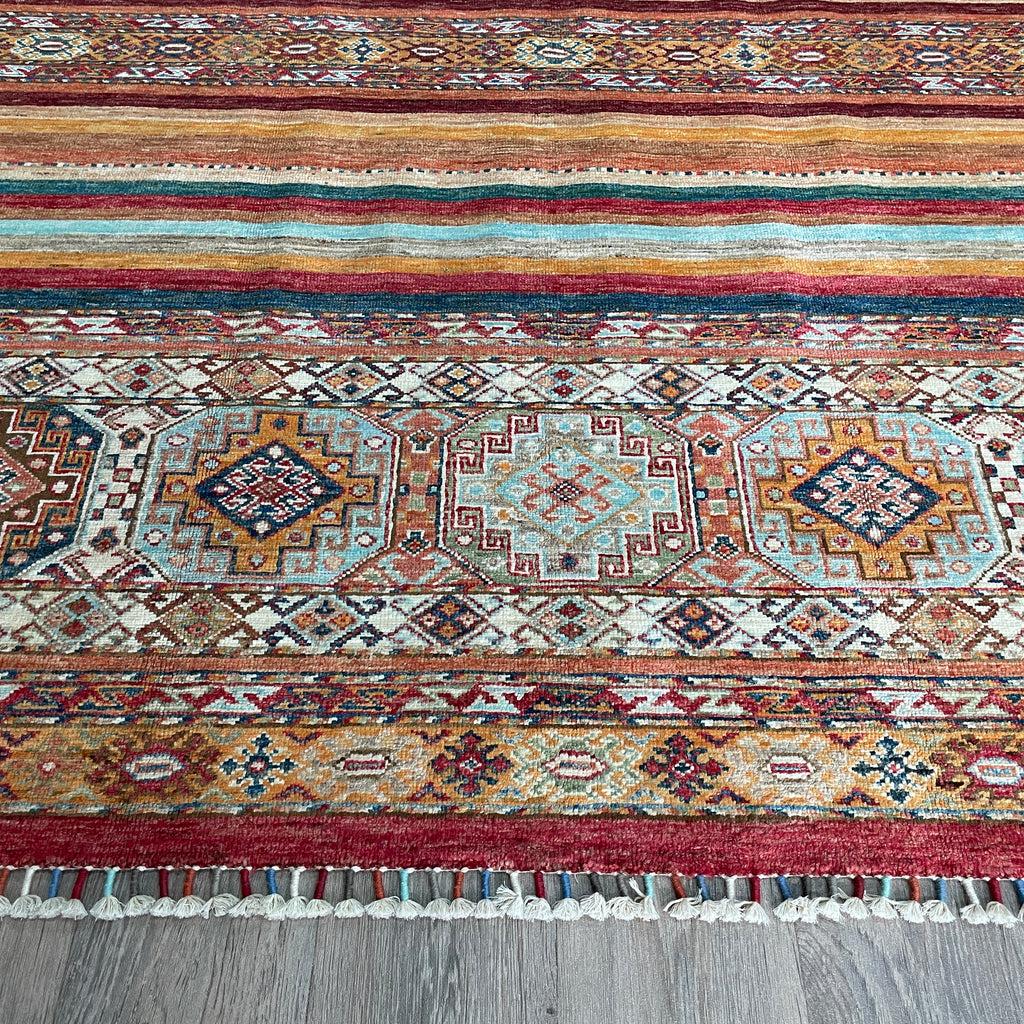 206 x 158 cm | Afghan Khorjin Rug