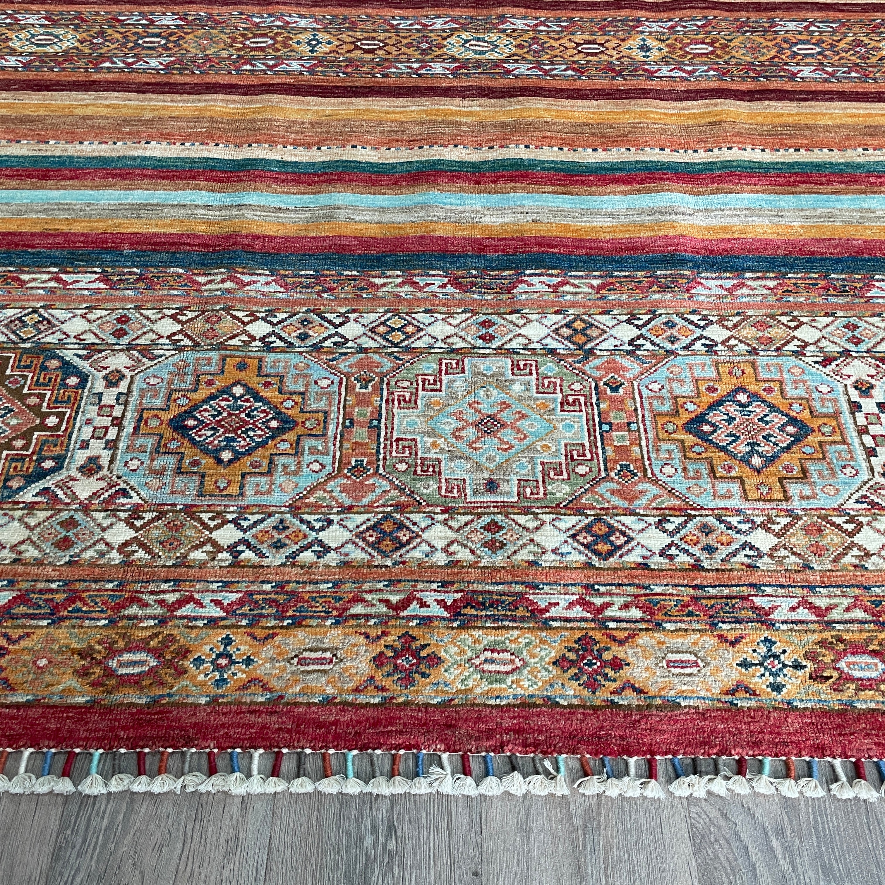 206 x 158 cm | Afghan Khorjin Rug